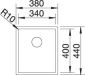 Miniature EVIER BLANCO CLARON 340 U INFINO n°3