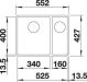 Miniature EVIER BLANCO SUBLINE 340/160-F SG GRIS ROCHER MANU INF n°4