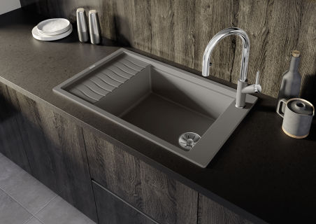 EVIER BLANCO ELON XL 8S SG TARTUFO INF MANU&SIPHON