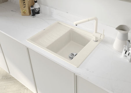 EVIER BLANCO ELON 45S SG TARTUFO INF AUTO&SIPHON