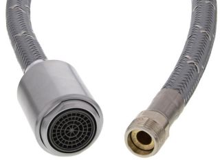 Douchette + flexible FILO-S finish acier inoxydable compl&eacute;te NF, SILGRANIT&reg;-Look, finish Inox, Haute pression
