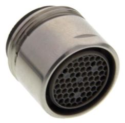 R&eacute;gulateur de jet HP FE M17x1 SP17 acier inoxydable bross&eacute; aspect brillant AV, Haute pression