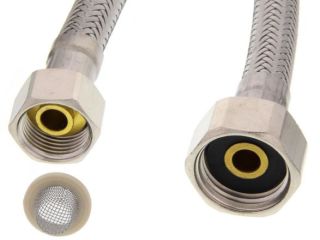 Flexible d'alimentation avec joint de filtre 3/8" x 1/2" SO