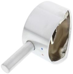 Levier court acier finish acier inoxydable compl&eacute;te (levier au total = 70 mm) NF