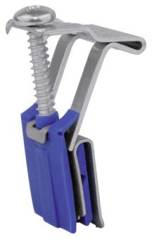 Pattes de fixation set 14 pi&egrave;ces 211799 sous-montage - socle plastique bleu avec clip - 220311