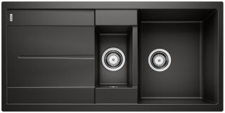EVIER BLANCO METRA 6S SGP NOIR MANU&SIPHON