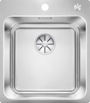 EVIER BLANCO SOLIS 400-IF/A INOX BROSSE AU EVIER