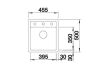 Miniature EVIER BLANCO DALAGO 45 F SG CAFE AUTO n°4
