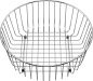 PANIER A VAISSELLE RONDO INOX D=365