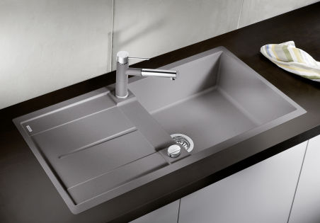 EVIER BLANCO METRA XL 6S-F SG ANTHRACITE AUTO