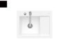 Miniature Subway Compact Chromit - Evier &agrave; encastrer Villeroy & Boch 1 bac, 1 &eacute;gouttoir coloris Chromit n°0